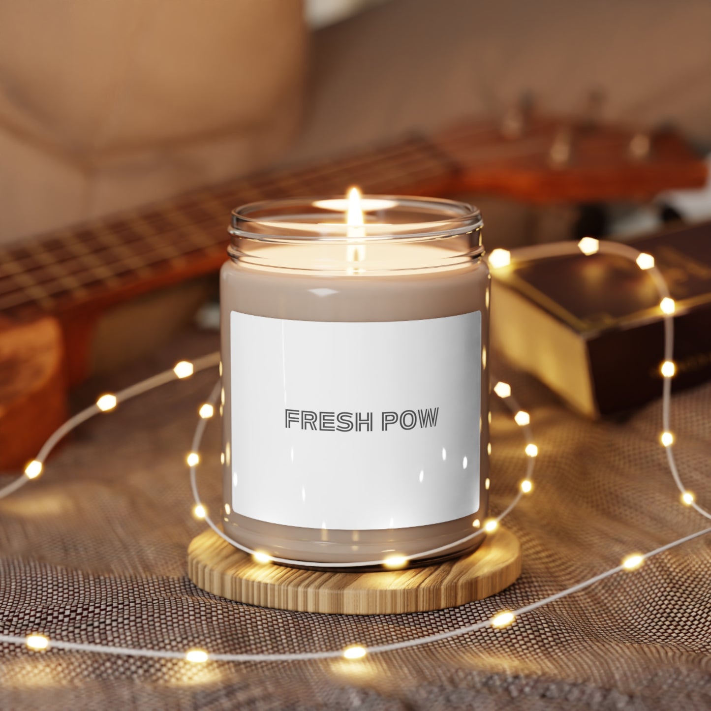 FRESH POW Scented Soy Candle, 9oz